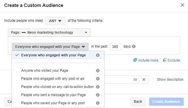 facebook custom audience