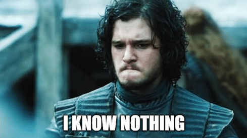 I know nothing