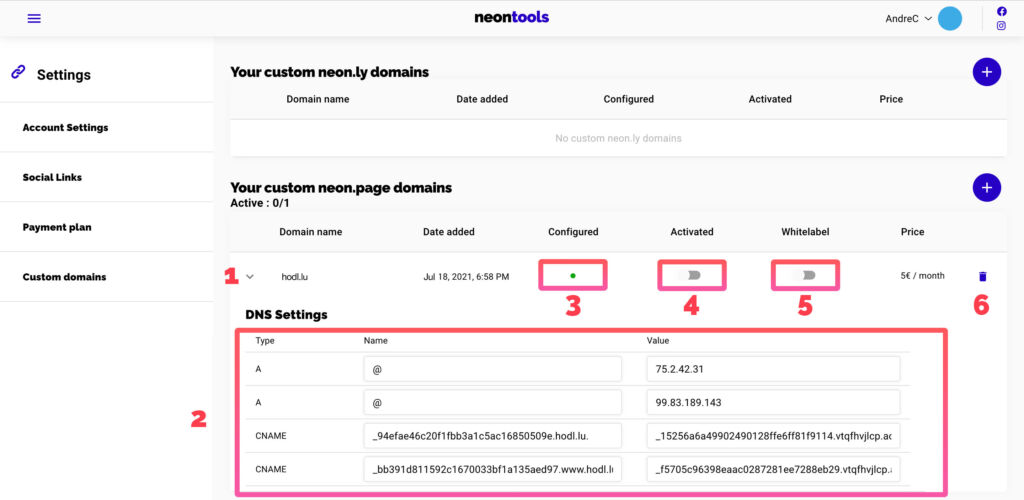 How To Add A Custom Domain By Neon Marketing Technology